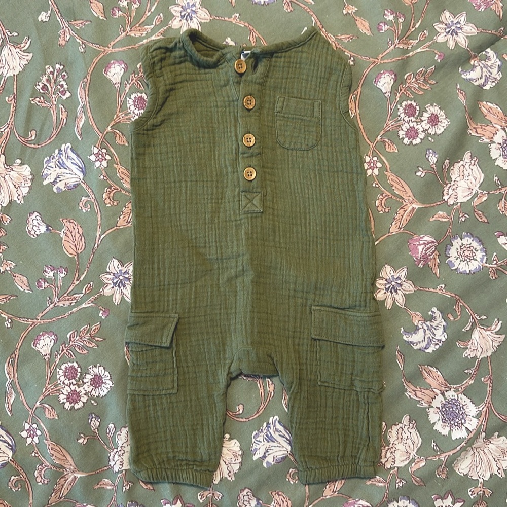 0-3 month baby 100% cotton one piece